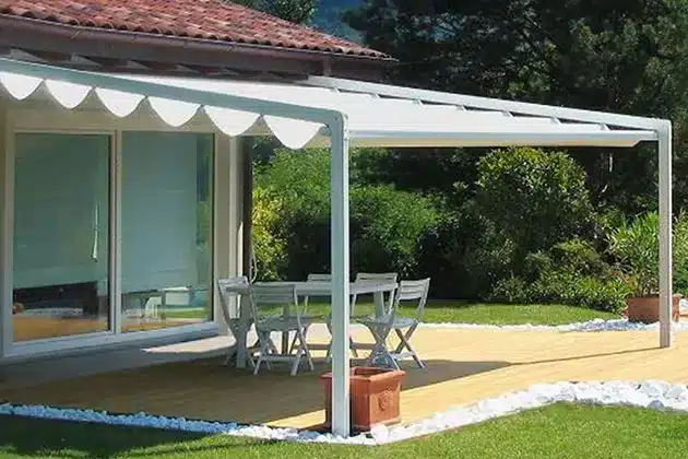 Pergolas with Fabric Alutecnic