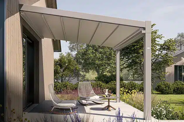 Pergolas with Fabric Meta