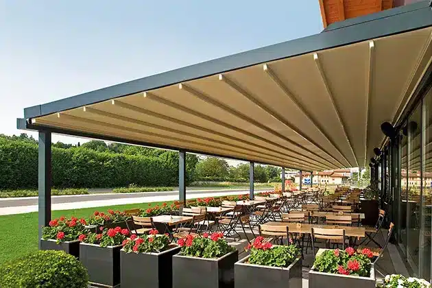 Pergolas with Fabric Mito