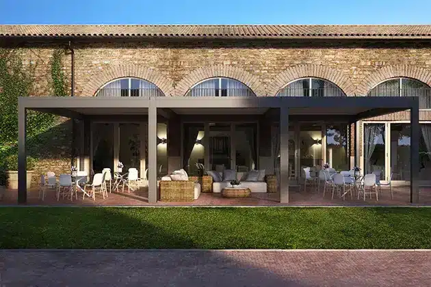 Pergolas with Fabric NOMO