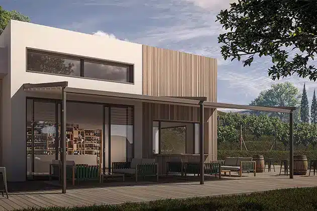 Pergolas with Fabric Pivot 6 XL Slide